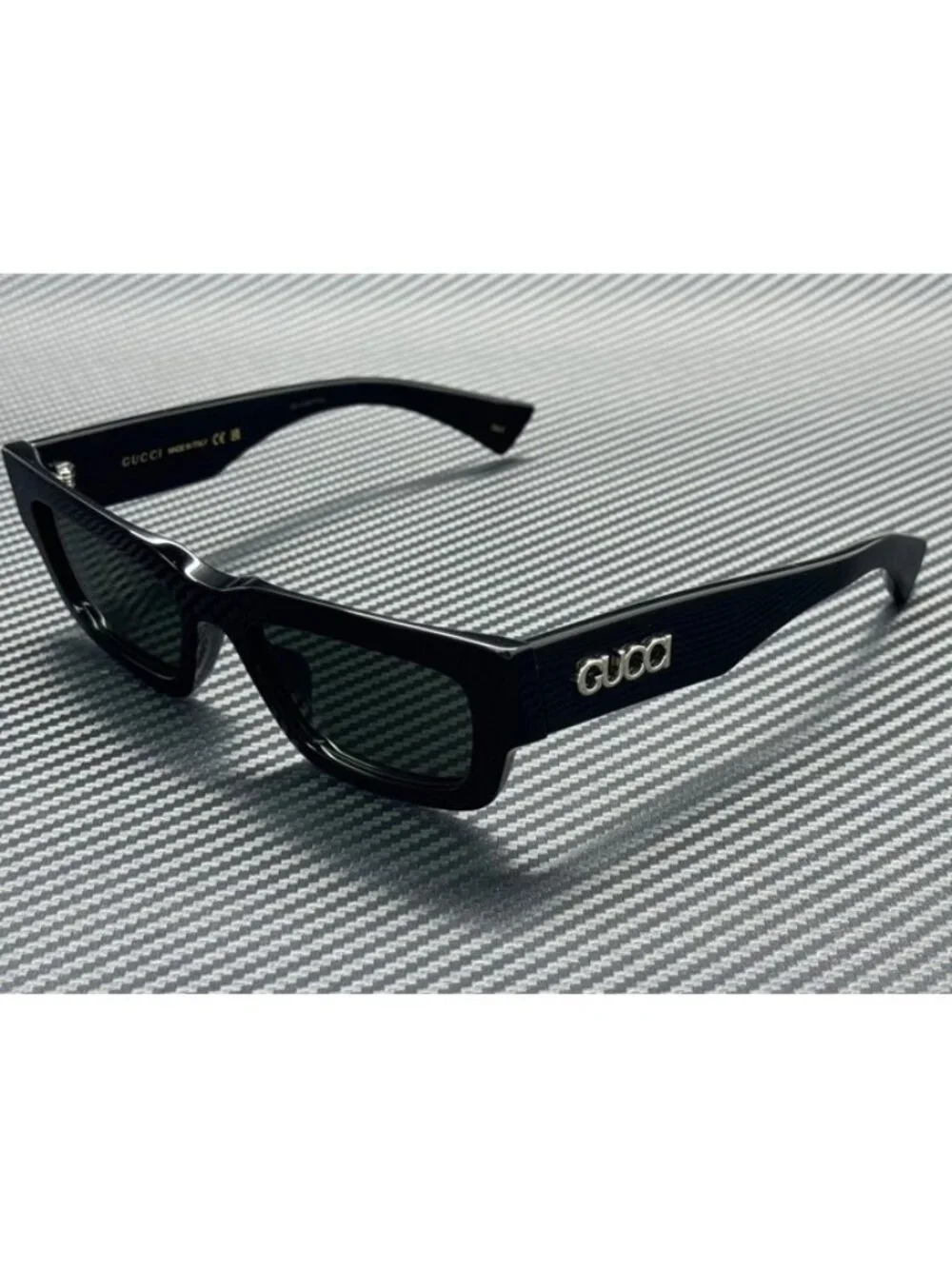 New Gucci Men Black Sunglasses 52-19-145